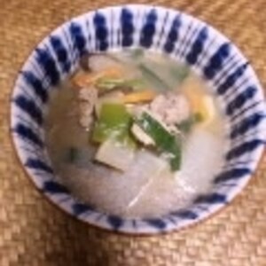 温まります☆野菜た〜ぷり豚汁